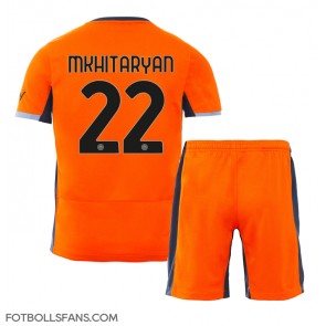 Inter Milan Henrikh Mkhitaryan #22 Replika Tredje Tröja Barn 2023-24 Kortärmad (+ Korta byxor)